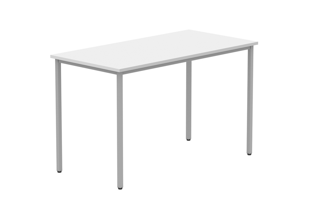 Office Rectangular Multi-Use Table (FSC) | 1200X600 | Arctic White/Silver