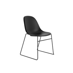 [CH3517BK] Lizzie Skid Chair